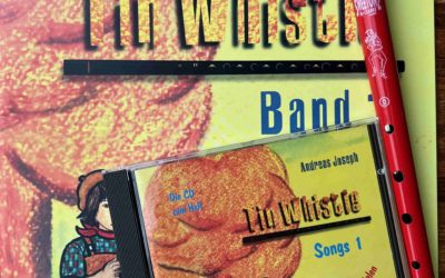 3er KOMBI-PACK: Tin Whistle, Band 1. Spielend lernen mit Pfeifer Tom und Lern-CD „Tin whistle Songs“ und Tin whistle in D (Clarke MEG Whistle)