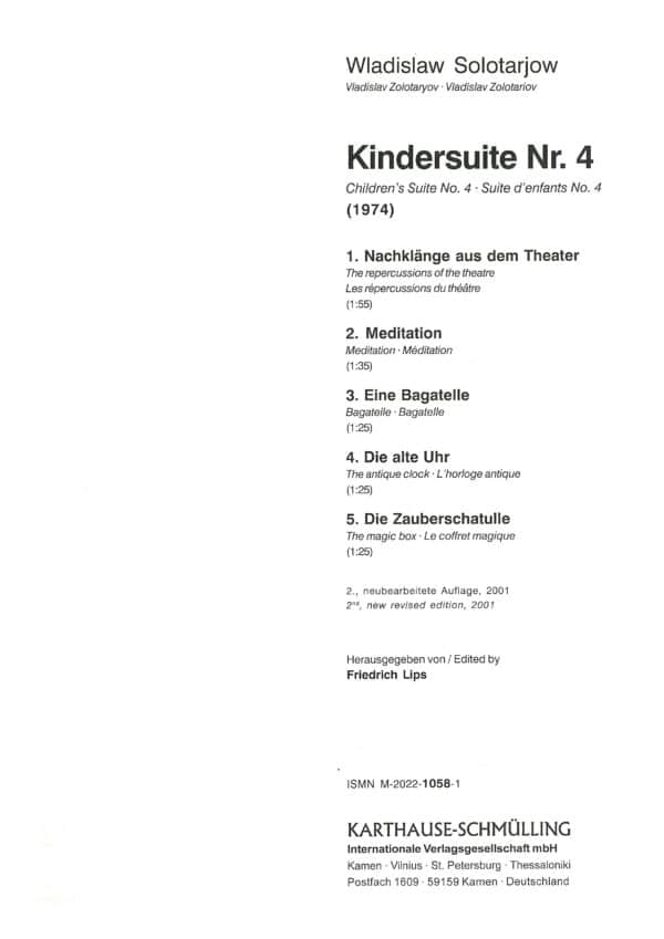 Kindersuite Nr. 4 – Bild 2