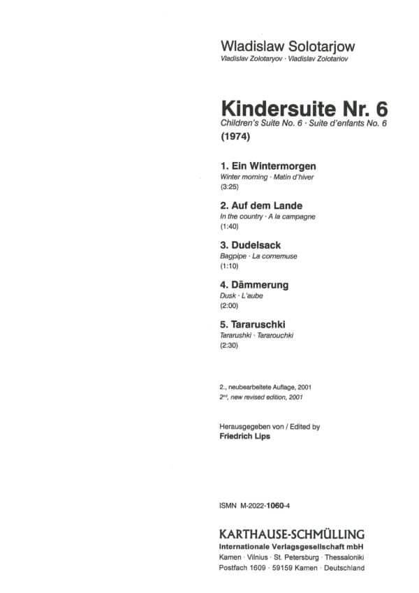 Kindersuite Nr. 6 – Bild 2